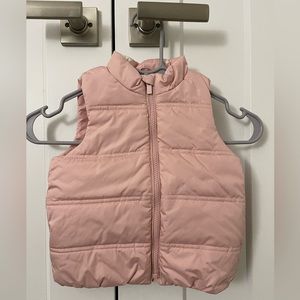 Pink Baby Gap toddler puffer vest